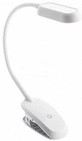 Lámpa Asztali FROGY 5W, 300lm, DC5V, 1A, 4000K, battery, 1200MAh, Ra>80, szabályozható, fehér