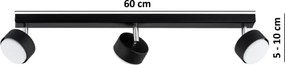 Brilagi - LED spotlámpa MONO 3xGX53/30W/230V fekete
