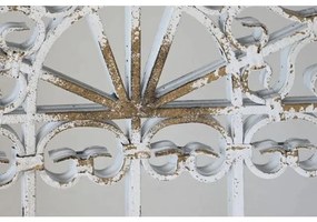 Vintage díszes fali tükör antikolt fém kerettel 55x3x103,5 cm