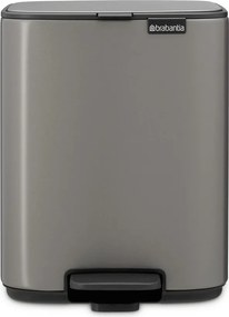 Szürke acél pedálos szemetes 7 l Bo – Brabantia