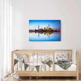 Egy kép a reggeli égboltról Sanghaj felett (90x60 cm)
