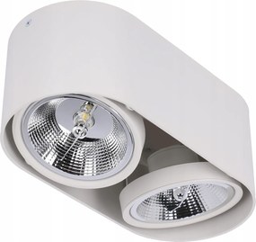 Falra Szerelhető Lámpatest 2x AR111 Mozgatható Led Cső GU10