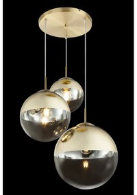 GLOBO 15855-3 - Csillár zsinóron VARUS 3xE27/40W/230V
