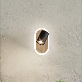 Eglo 901631 - RIMBOCCHI LED fali spotlámpa LED/7W/230V barna/fekete