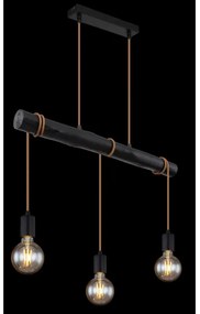 Globo 15539-3HB - Csillár zsinóron GREGOR 3xE27/60W/230V