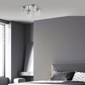 Rabalux 3115 - Kristály mennyezeti lámpa DUCHESS 4xG9/40W/230V