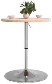 Tömör tölgyfa bárasztal Ø60 x 90,5 cm