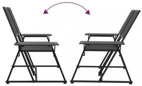 kétszemélyes fekete acél kerti pad 165 cm