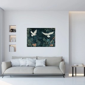 Kép - Két galamb (90x60 cm)