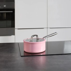 Indukciós tűzhelyhez alkalmas edény fedővel-kerámia felülettel 2,4 l Meda 3.0 – FABINI