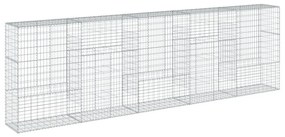 horganyzott vas gabion kosár fedéllel 500 x 50 x 150 cm