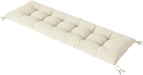 Outsunny levehető napozópárna 198 x 65 x 13 cm, bézs | Aosom