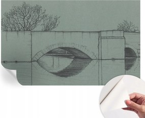 Öntapadós Dekoratív Fotótapéta Hálószobába Íves híd 416x254 cm