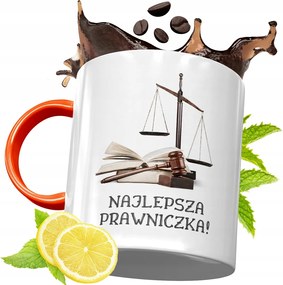 Narancssárga Bögre Ügyvédnek Ajándék fényképes nyomtatással