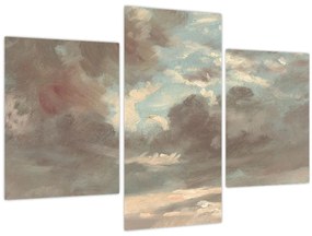 Kép - John Constable, Cloud Study Stormy Sunset, reprodukciók (90x60 cm)