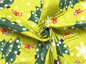 Ágytakaró CHRISTMAS TREE, zöld Méret: 220 x 240 cm