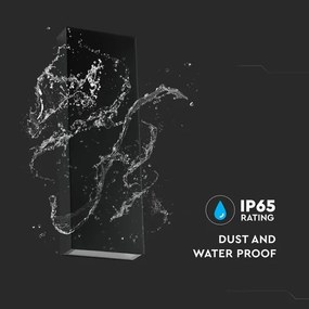 LED Kültéri fali lámpa LED/8W/230V 4000K IP65 fekete