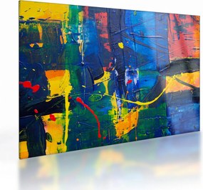 Kép - Absztrakció (üvegen) (70x50 cm)