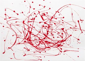 Csöpögő kép (üvegen) (70x50 cm)