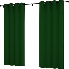 Kész függöny, sima, 145x220 cm, karikás, matt sima függöny, fémgyűrűs