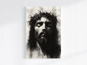 Vászonkép Canvas Portré Vallás Jézus Krisztus Korona 80x120