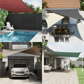 vidaXL terrakotta téglalap alakú oxford-szövet napvitorla 2 x 3 m