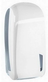 Mar plast Linea SKIN hajtogatott toalettpapír adagoló fehér/átlátszó