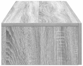 Falipolc fiókokkal szürke sonoma 100x36x19 cm műszaki fa