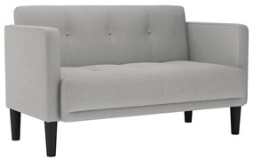vidaXL felhőszürke szövet loveseat kanapé 111 cm