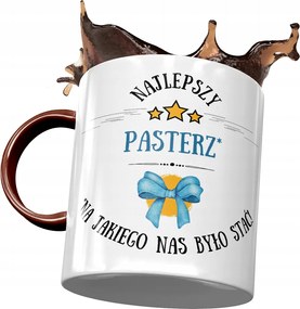 Bordó Bögre Pásztornak A Legjobb Pásztor Nyomtatott Fotóval