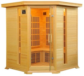 Sauna DeLuxe 4005 Carbon, világosbarna
