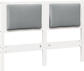 vidaXL Fejtámla Egyéb Fehér 120 cm Tömör fenyőfa