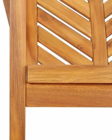 Kerti étkező székek 8 pcs Barna 59 x 62.5 x 89 cm tömör akácfa