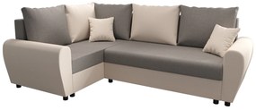 Sarok ülőgarnitúra Fleur Plus (krém + szürke) (B). 1057106