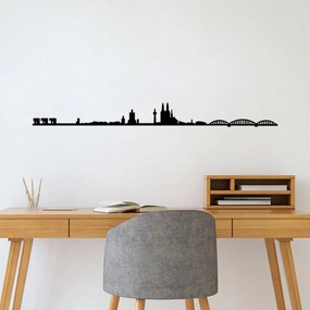 Cologne fém fali dekoráció, 120×12 cm