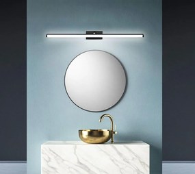 LED FÜRDŐSZOBA LÁMPA TÜKÖR fölötti 12W 50cm APP373-1W Fekete