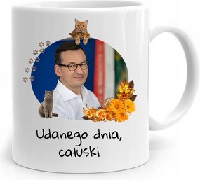 Bögre Politikus Miniszterelnök Mateusz Morawiecki Pis