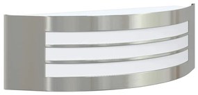 Kültéri Fali Lámpák 2 pcs Ezüst 32 x 10 x 10 cm