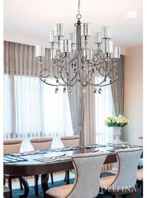 Jupiter 1596 - DE 12 CH - Csillár DELFINA 12xE14/40W