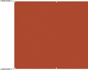 vidaXL terrakotta oxford-szövet függőleges napellenző 100 x 1200 cm