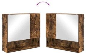 Fürdőszoba bútor szett 2 pcs Füstölt tölgy 61 x 35 x 64 cm