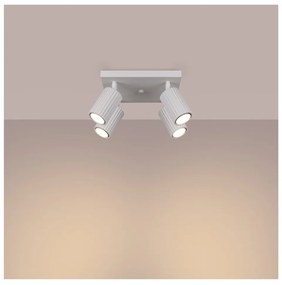 Fehér spotlámpa 25x25 cm Gleam – Sollux