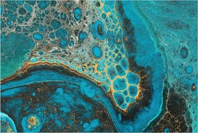 Fali tapéta Panorámával Absztrakt szerkezet 104x70