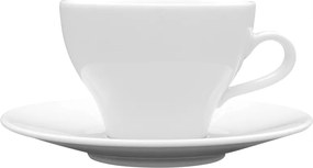 Lubiana Paula Fehér Kávés- Teáscsésze Alátéttel 290 ml 17 cm