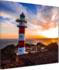 Vászonkép 80x80 Punta Teno világítótorony