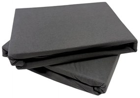 Jersey lepedő sötétszürke TiaHome - 60x120cm