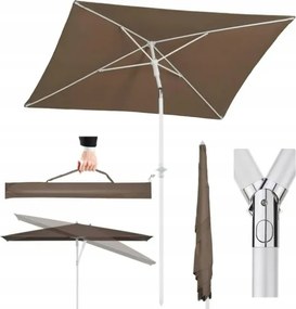 Napernyő Barna Kerti Erkély Terasz 180 x 125 CM