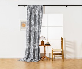 PERUN mintás dizájnfüggöny 140x270 cm Felfüggesztés: Hullámos sínszalag