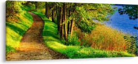 A víz menti sétányok képe (120x50 cm)