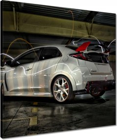 Vászonkép 50x50 Honda Civic Sportautó
